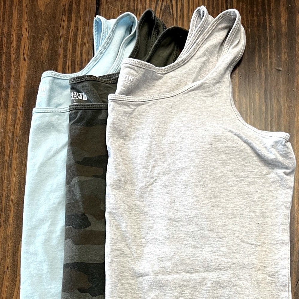 Duluth Trading Company tank tops